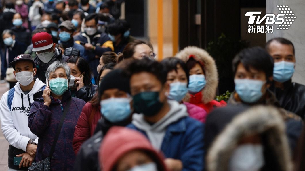 香港疫情嚴峻。（圖／達志影像路透社）