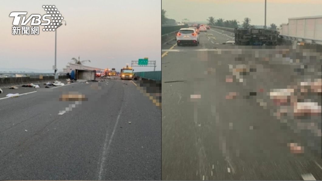 國道3號南下九如路段在元旦清晨發生一起死亡車禍。（圖／TVBS資料畫面）