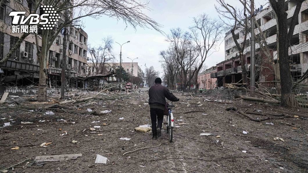 烏克蘭馬立波被俄軍圍城。（圖／達志影像美聯社）