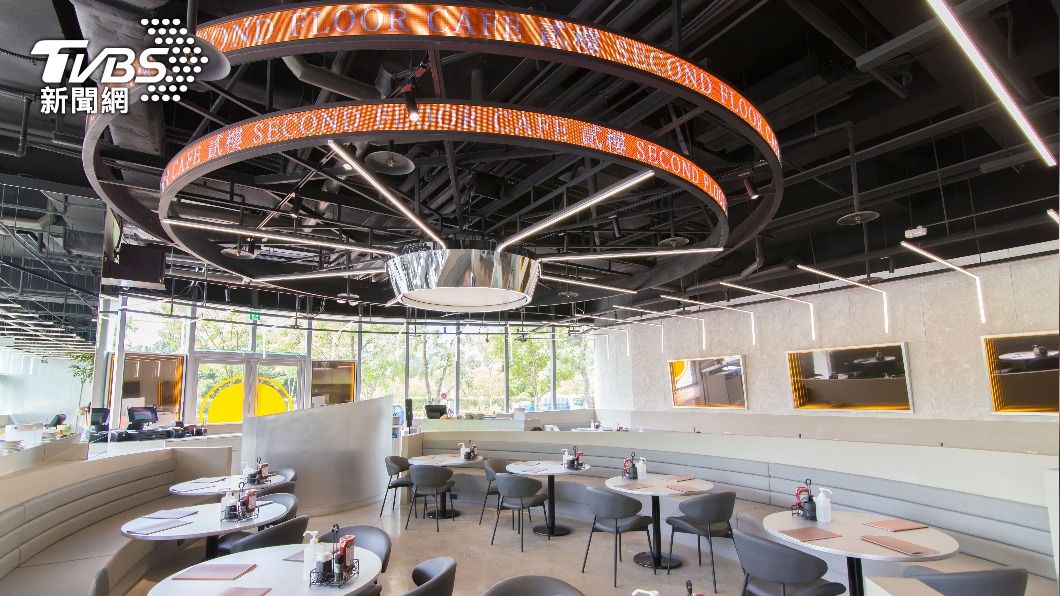 餐飲店「貳樓」首度在新北展店，地點位於板橋Google總部遠東通訊園區。（圖／業者提供）