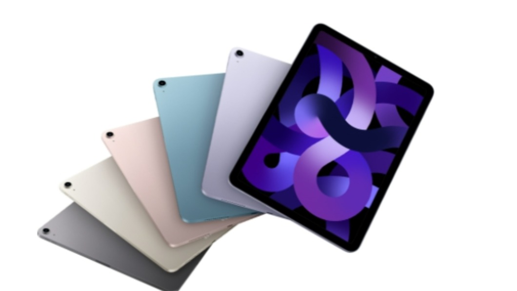 iPad Air 5為蘋果春季新品。（圖／翻攝自蘋果官網）