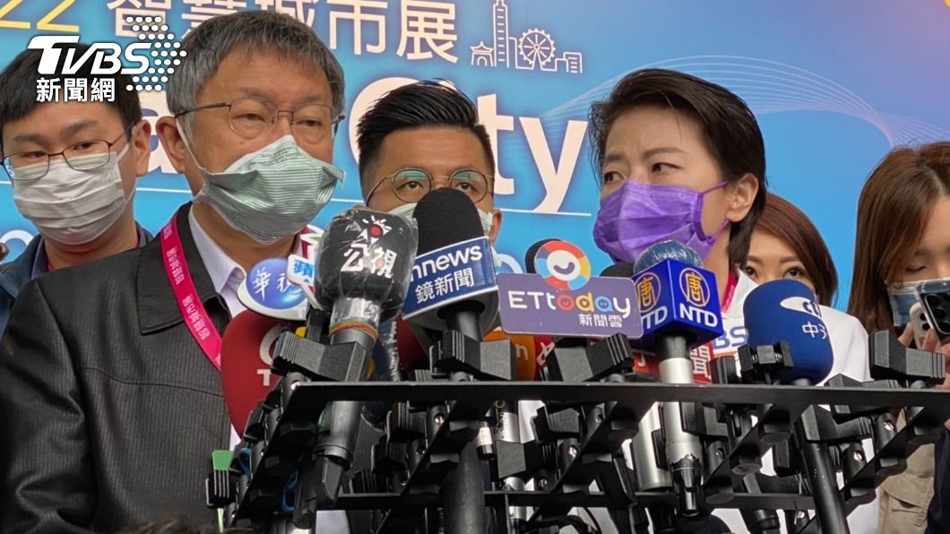 台北市副市長黃珊珊今天受訪時說，展的所有防疫作為，都是跟中央一起確認的，外賓確診本來就在計畫可能範圍內。（圖／TVBS）
