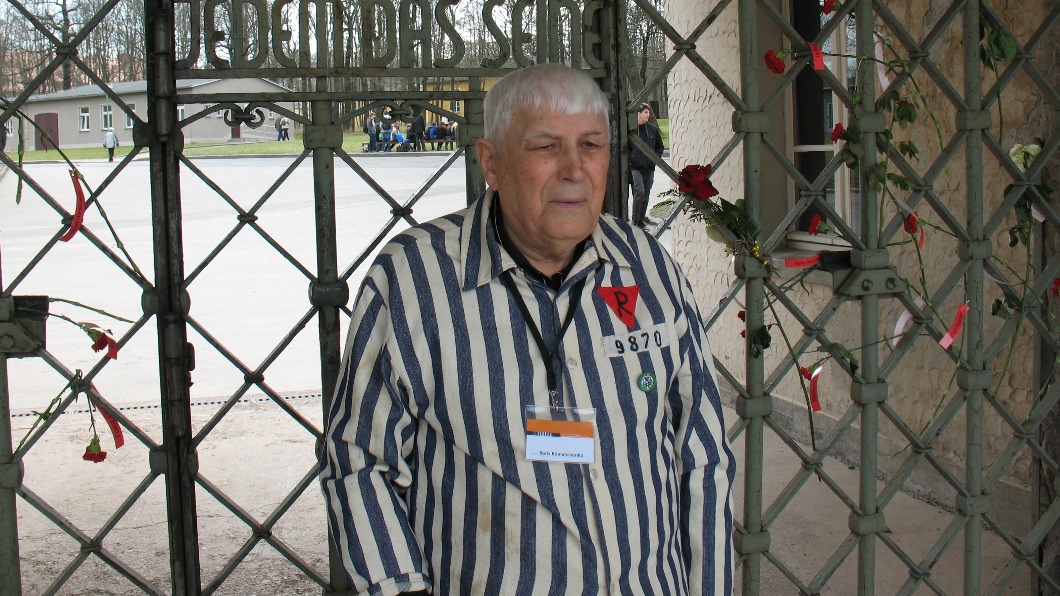 二戰納粹集中營倖存者羅曼琴科，18日在俄軍的轟炸下不幸身亡。（圖／翻攝自Stift. Gedenkstätten Buchenwald und Mittelbau-Dora 推特 @Buchenwal