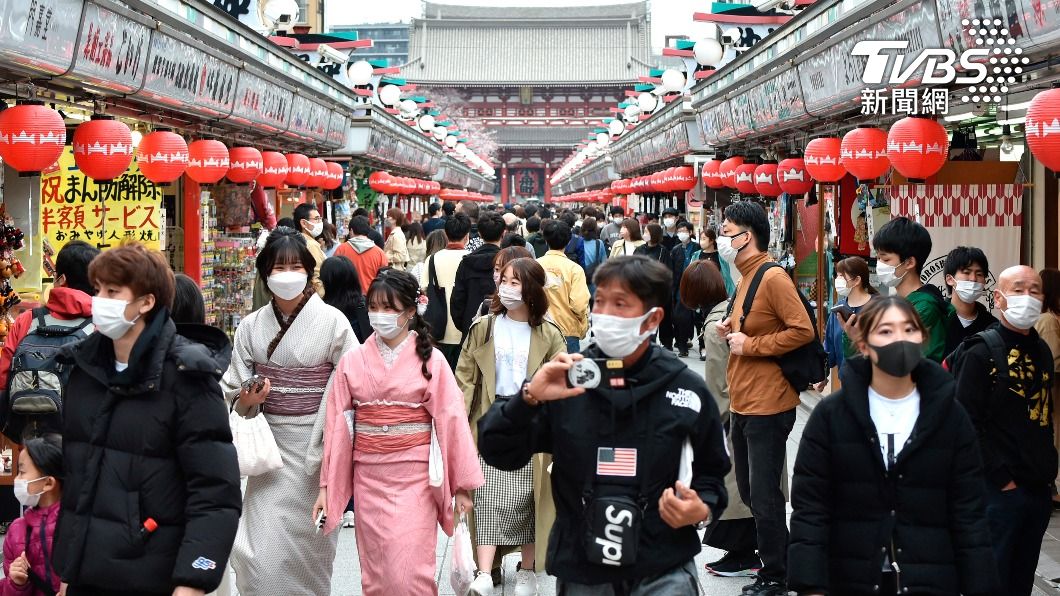 日本疫情仍未平息。（圖／達志影像美聯社）