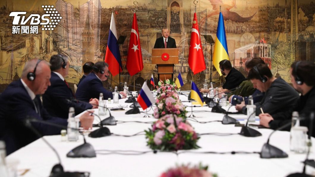俄羅斯和烏克蘭代表目前在土耳其進行和平談判。（圖／達志影像美聯社）