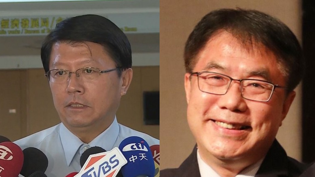 謝龍介確定代表國民黨參選台南市長，要和力拚爭取連任的黃偉哲比拚。（圖／TVBS、台南市政府提供）