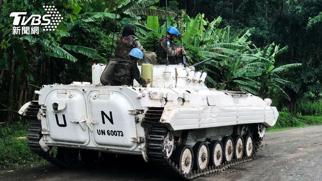聯合國維和部隊人員前往民主剛果東部視察。（圖／達志影像路透社）