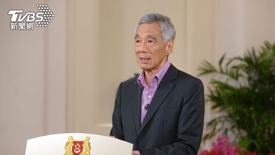 新加坡總理李顯龍。（圖／中央社）