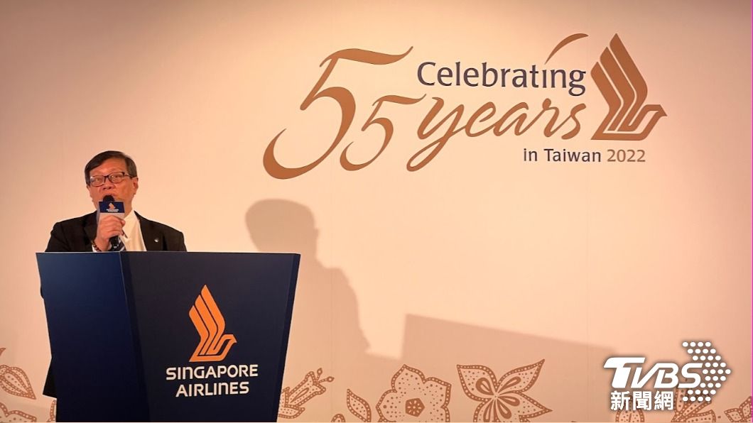 新加坡航空台灣分公司總經理蔡建華。（圖／葉韋辰攝）