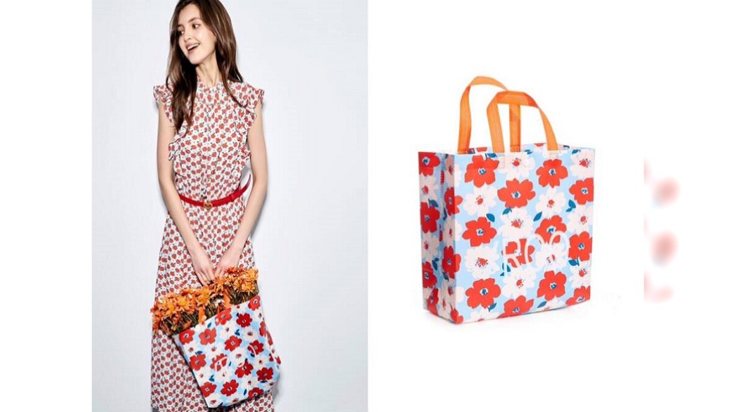iROO復古優雅的小雛菊藝術購物提袋。（圖／iROO提供）