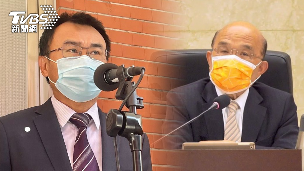 行政院長蘇貞昌（右）、農委會主委陳吉仲（左）。（合成圖／TVBS資料照）