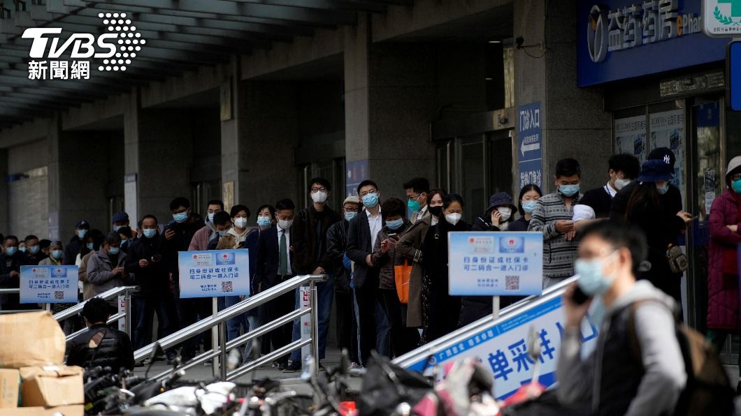 上海4日進行全市核酸檢測。（圖／達志影像路透社）
