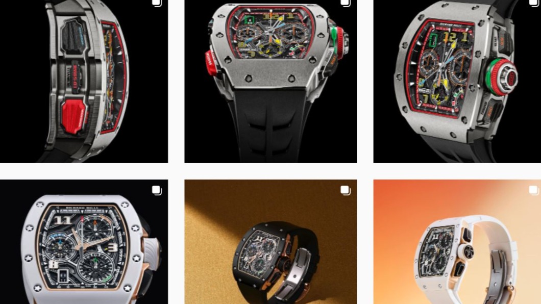 Richard Mille手錶，兩隻要價超過台幣1000萬。（圖／翻攝自Richard Mille IG） 恐怖！鎖定多金時尚女　LV、鑽石他都不要「只偷千萬手錶」