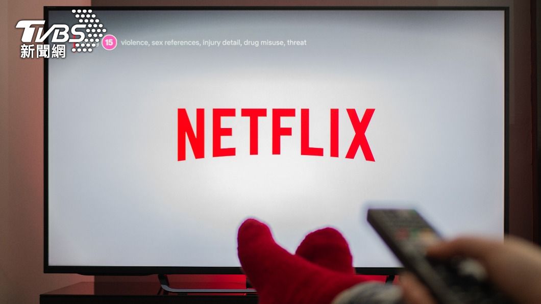Netflix股價暴跌35%。（示意圖／shutterstock達志影像）