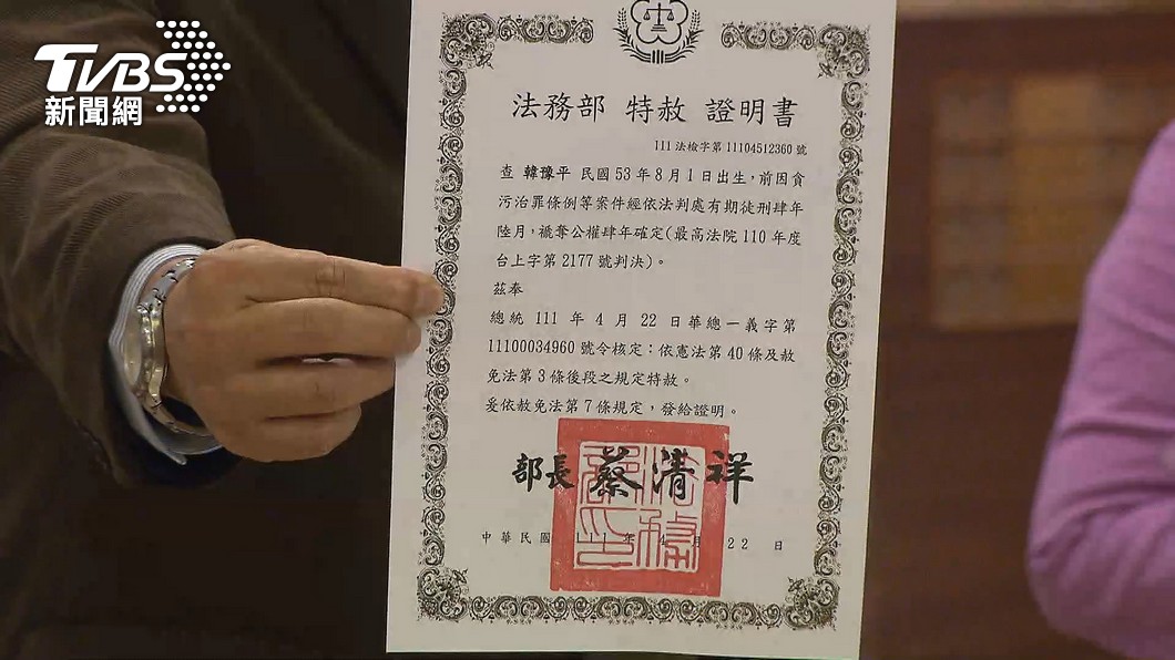 8旬母悶死重殘兒》法官建請總統特赦　一文了解特赦是什麼