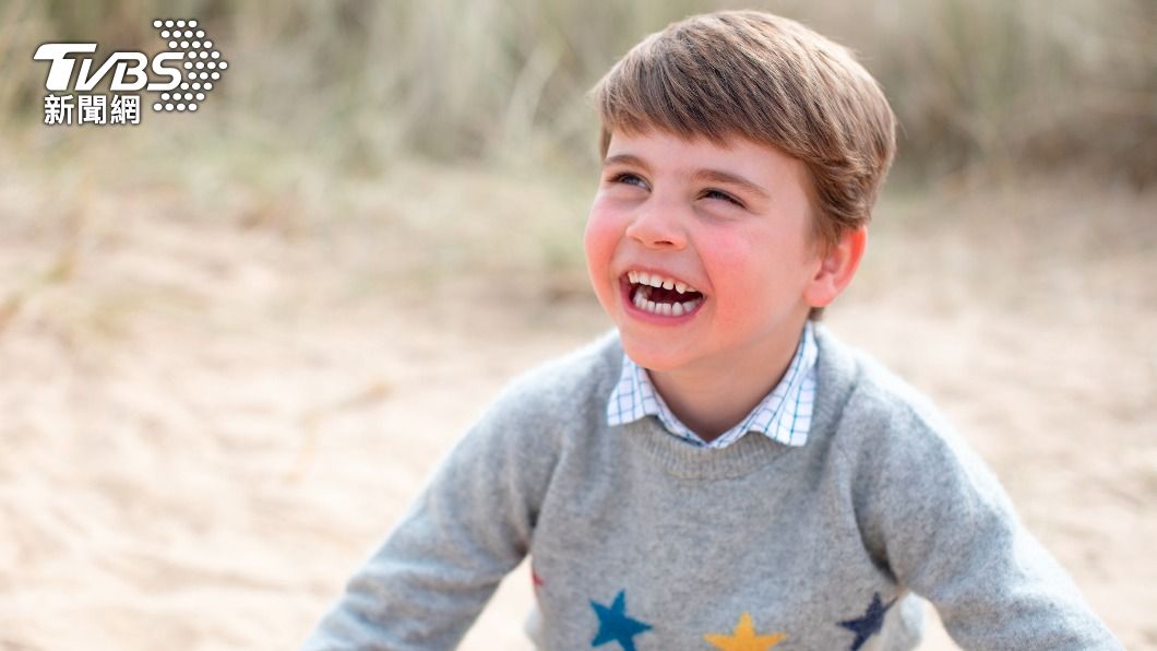 路易小王子滿4歲，王室公布紀念照片。（圖／達志影像美聯社）