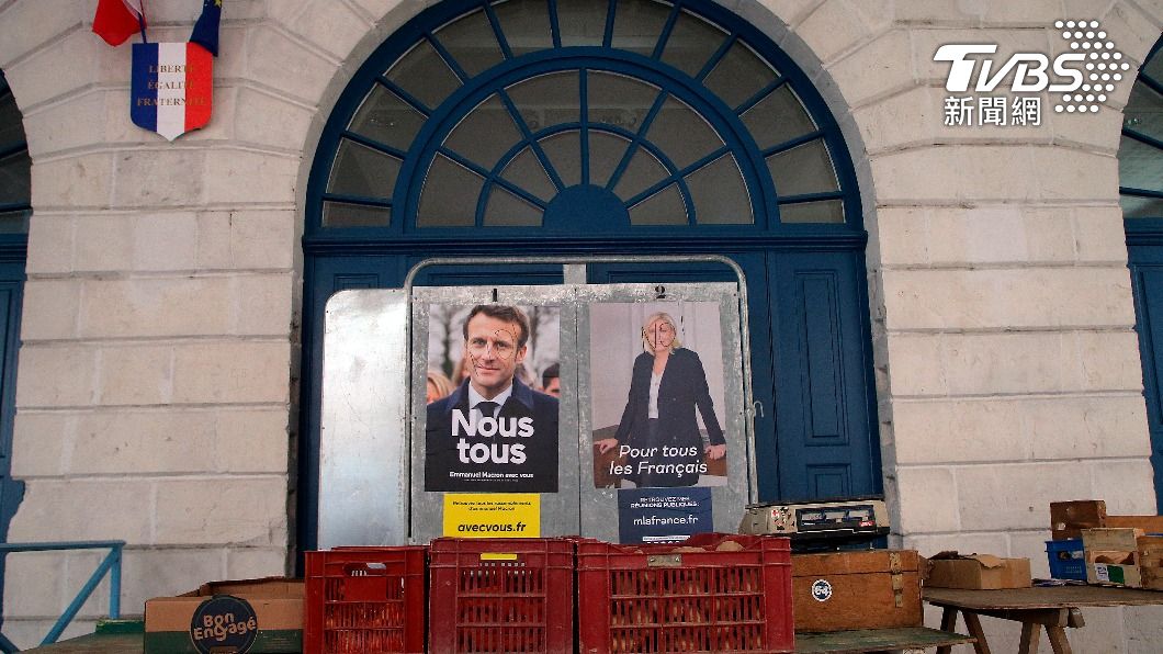 法國總統大選。（圖／達志影像美聯社）