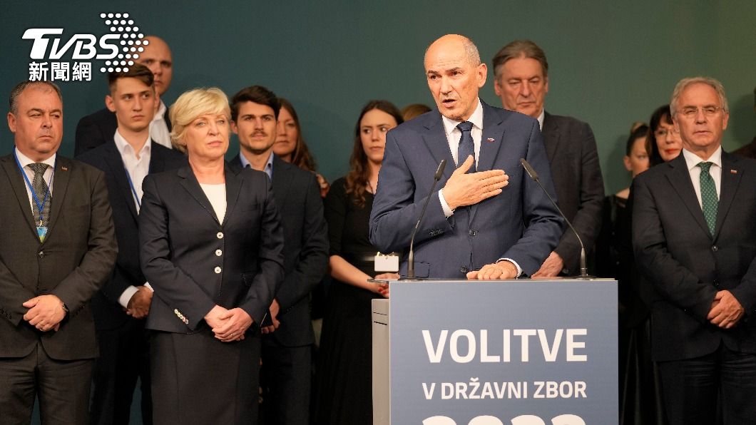 斯洛維尼亞總理楊薩爭取連任失敗。（圖／達志影像美聯社）