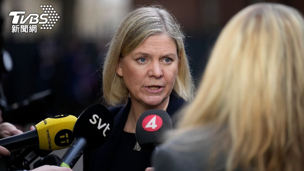 瑞典首相安德森指出，是否加入北約的議題涉及國安機密資訊，不應該公投。（圖／達志影像美聯社）
