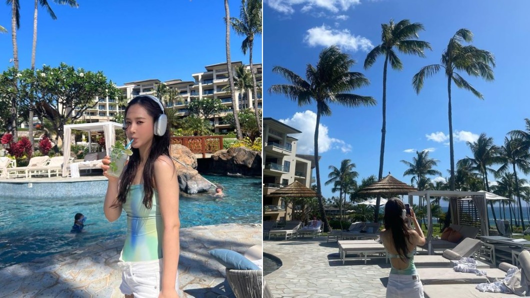 南韓女星俞利在夏威夷度假。（圖／翻攝自俞利IG）