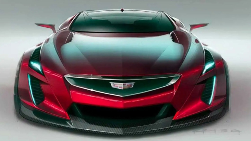 GM Design IG上分享帶Cadillac新跑車。（圖／翻攝自GM Design IG）
