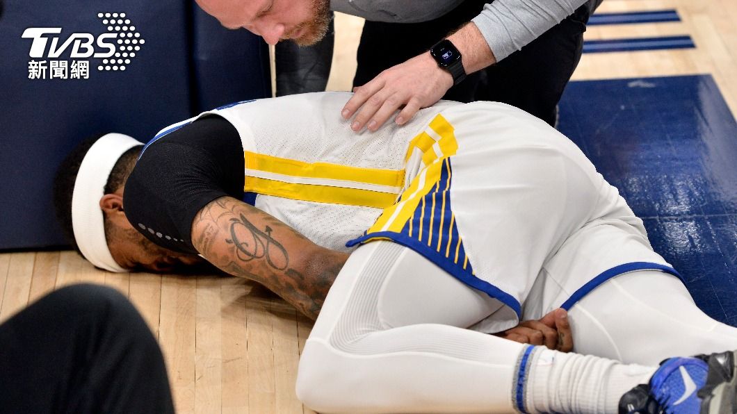 NBA勇士培頓手肘骨折。（圖／達志影像美聯社）