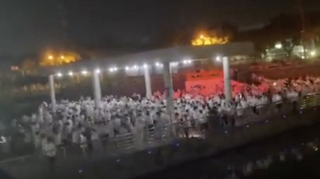 廣達上海廠2度發生員工騷動。（圖／翻攝自推特）