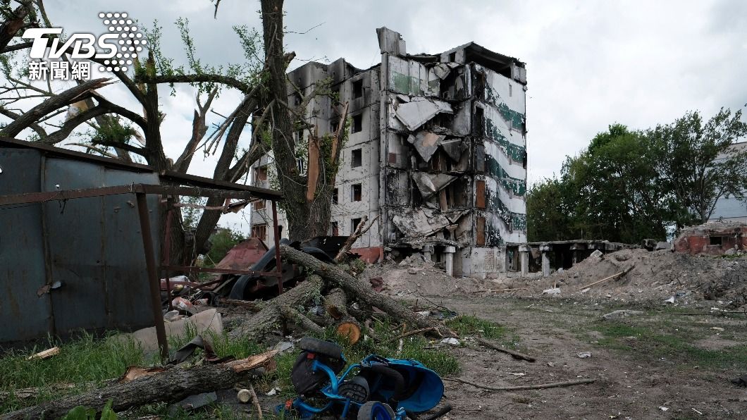 烏克蘭戰爭引發全球極為重大的人類流離失所危機。（圖／達志影像美聯社）