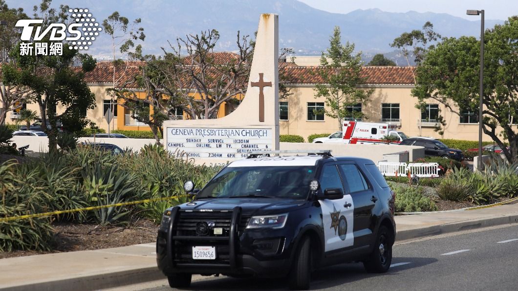 南加州教會槍擊案造成1死5傷。（圖／達志影像路透社）