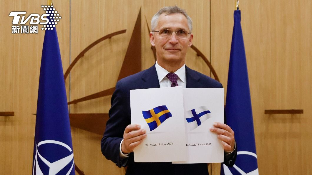 瑞典和芬蘭已正式申請加入北約。（圖／達志影像美聯社）