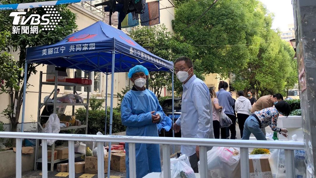 上海新增染疫數持續下探。（圖／達志影像美聯社）