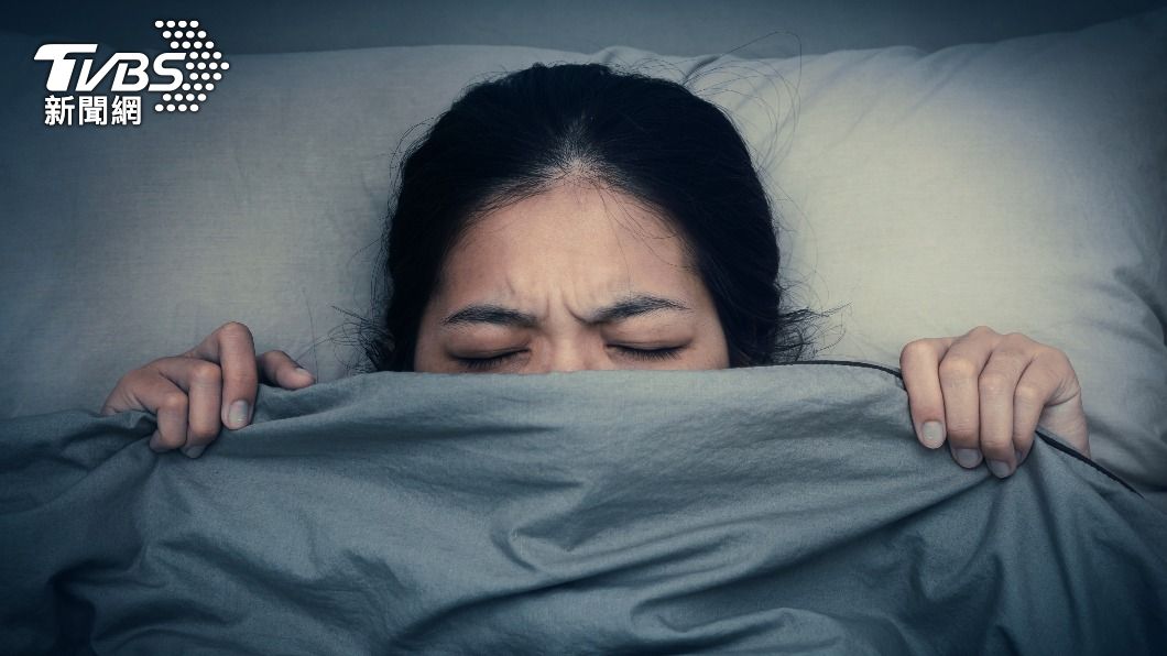 睡覺做惡夢讓不少人頭疼。（示意圖／shutterstock達志影像） 