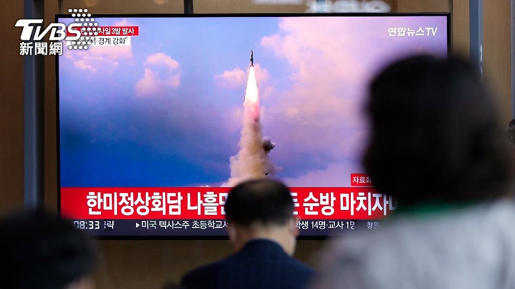 北韓頻頻試射飛彈。（圖／達志影像美聯社）
