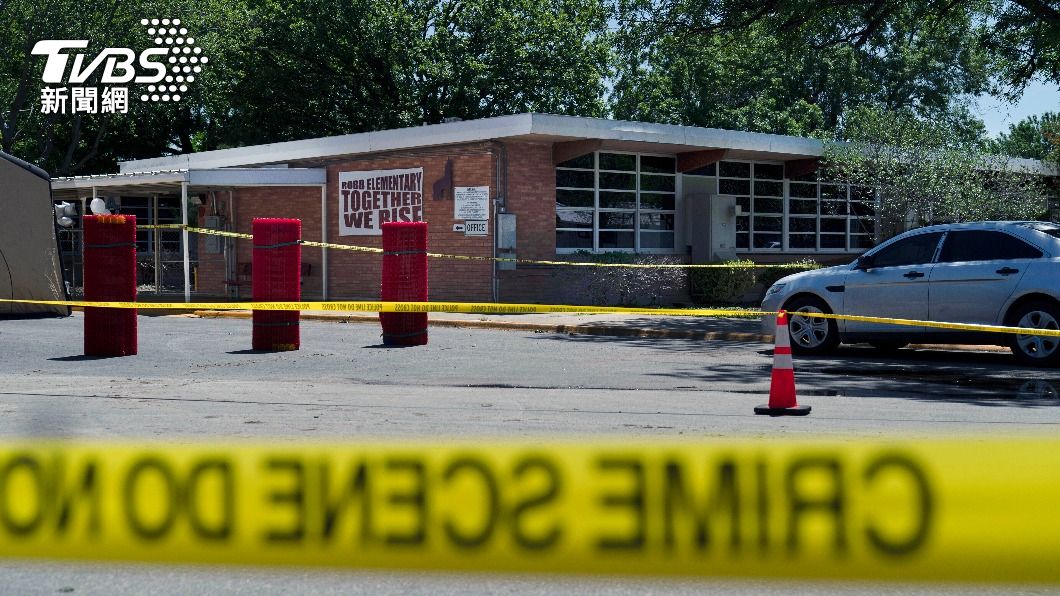 美國德州的洛伯小學24日發生槍擊案。（圖／達志影像美聯社）