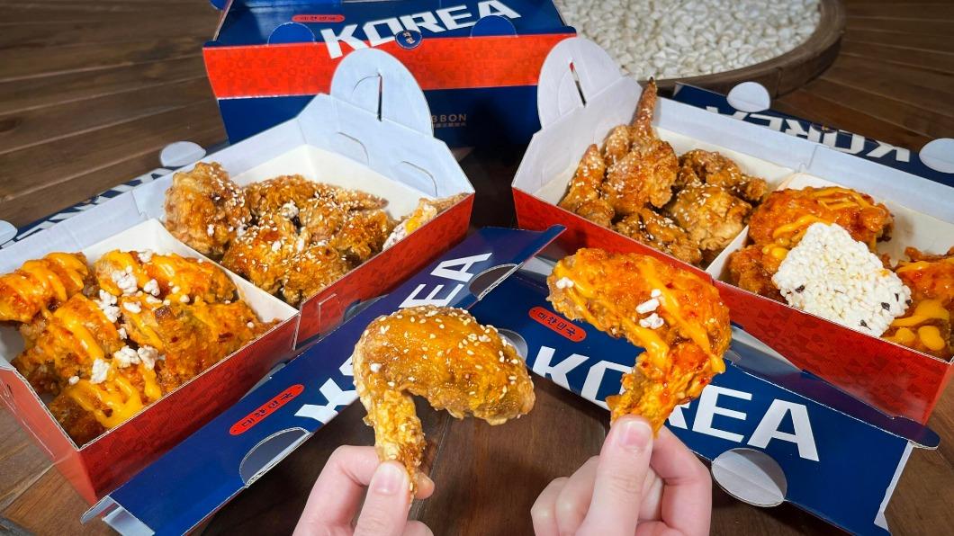 繼光香香雞與台中打卡知名燒肉品牌－Ribbon 醴本韓國正統燒肉聯名的「正韓半半炸雞」。（圖／業者提供）