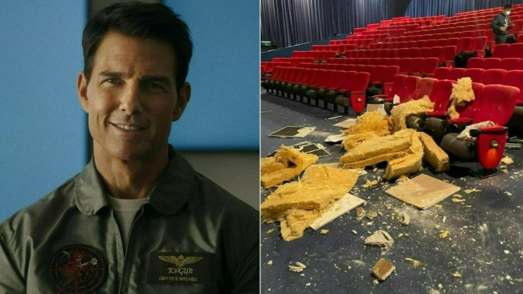 湯姆克魯斯（Tom Cruise）主演的新片《捍衛戰士：獨行俠》在播映時發生意外。（圖／UIP提供、翻攝自爆廢公社公開版）