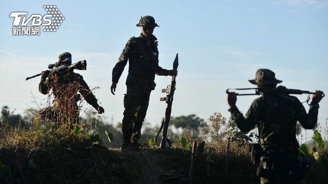 緬甸人民防衛部隊。（圖／達志影像路透社）
