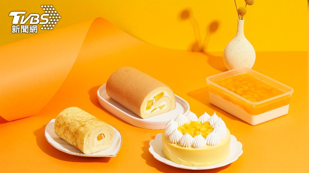 超市全聯甜點品牌We Sweet推出新款芒果甜點。（圖／業者提供） 芒果迷注意！超市「夏季甜點」登場　芒果布蕾、千層捲嚐鮮
