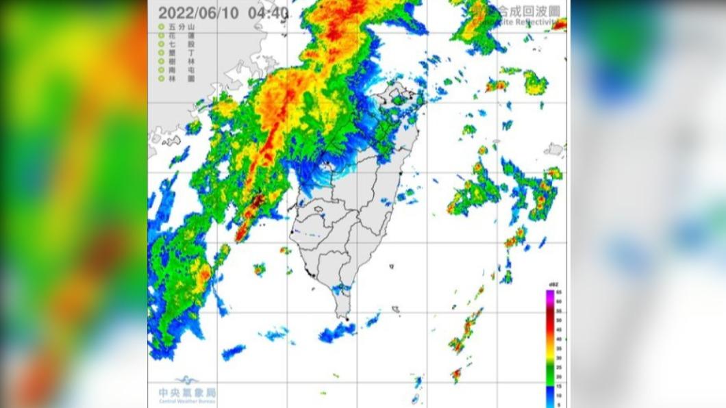 圖／中央氣象局 今偶有短暫陣雨！週六又局部大雨週日趨緩漸暖熱
