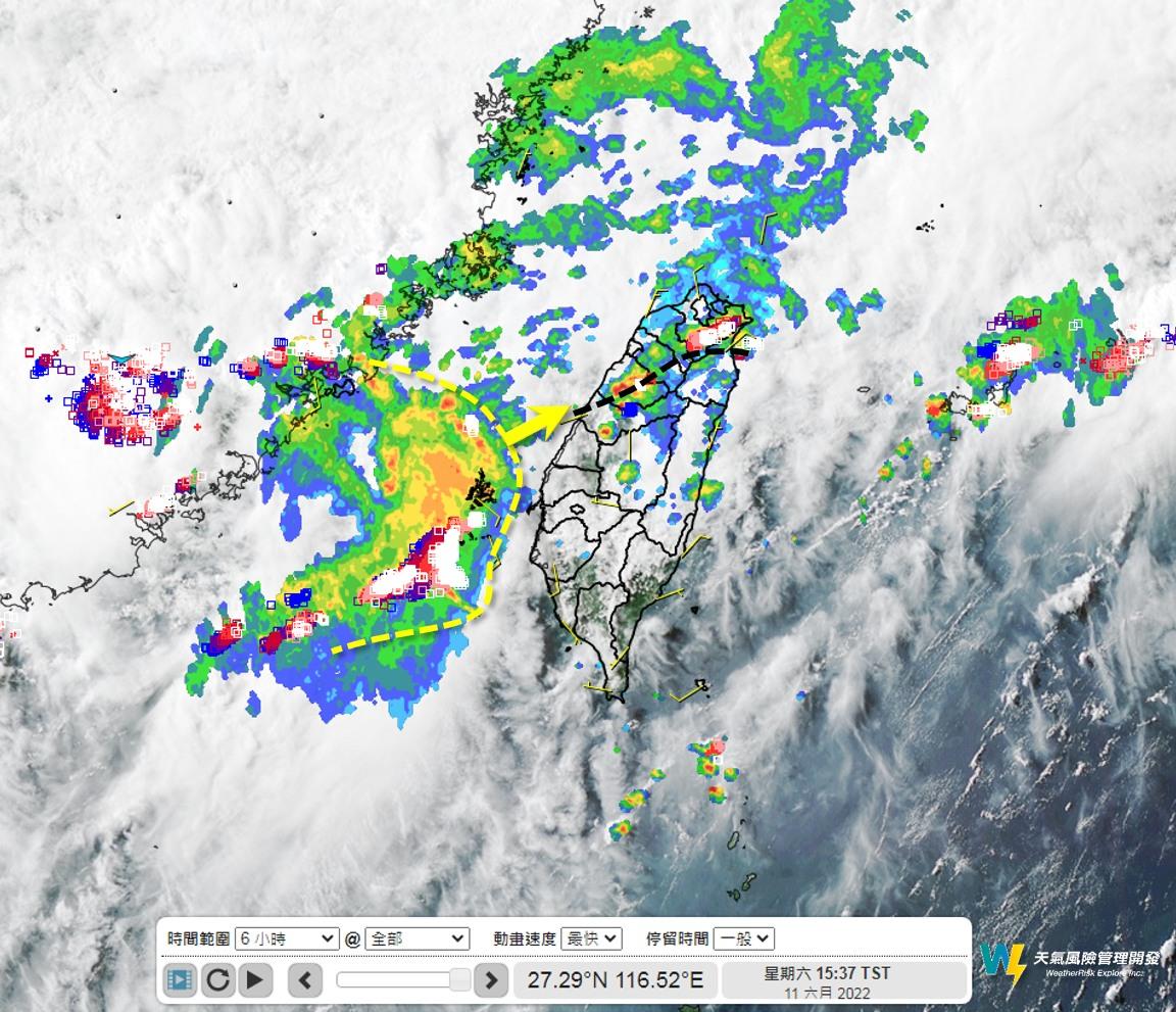 好天氣再等1天！雨彈夜襲9縣市 把握「下週2天」陽光露臉│鋒面│對流│降雨│大雨特報│天氣風險公司│氣象局│中央氣象局│tvbs新聞網