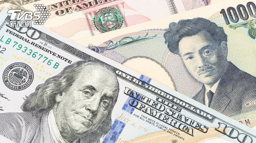 日圓兌美元今天創下20年來新低。（示意圖／達志影像Shutterstock）