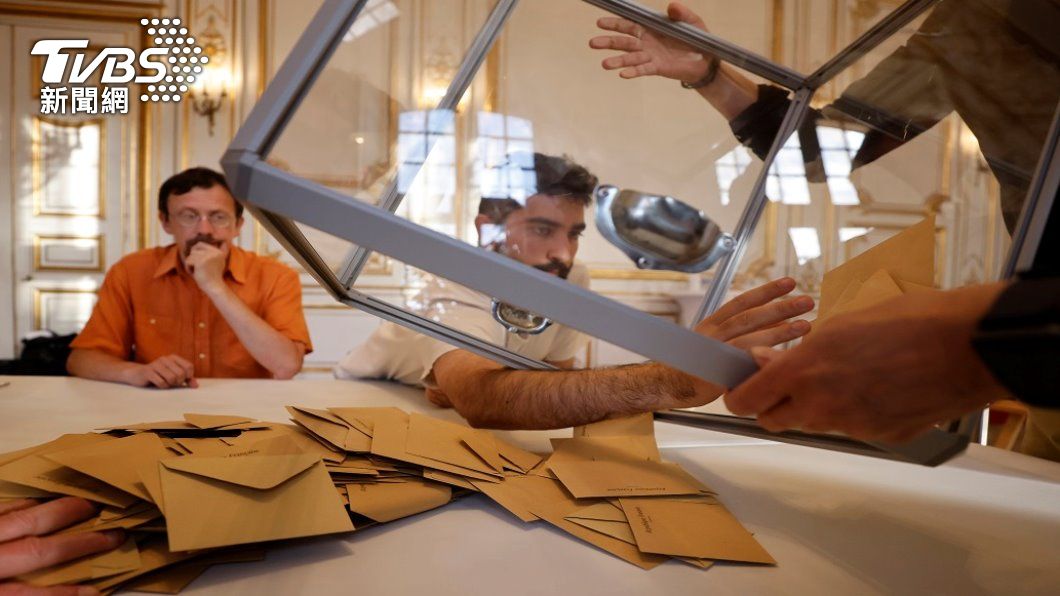 法國會選舉。（照片來源：AP）