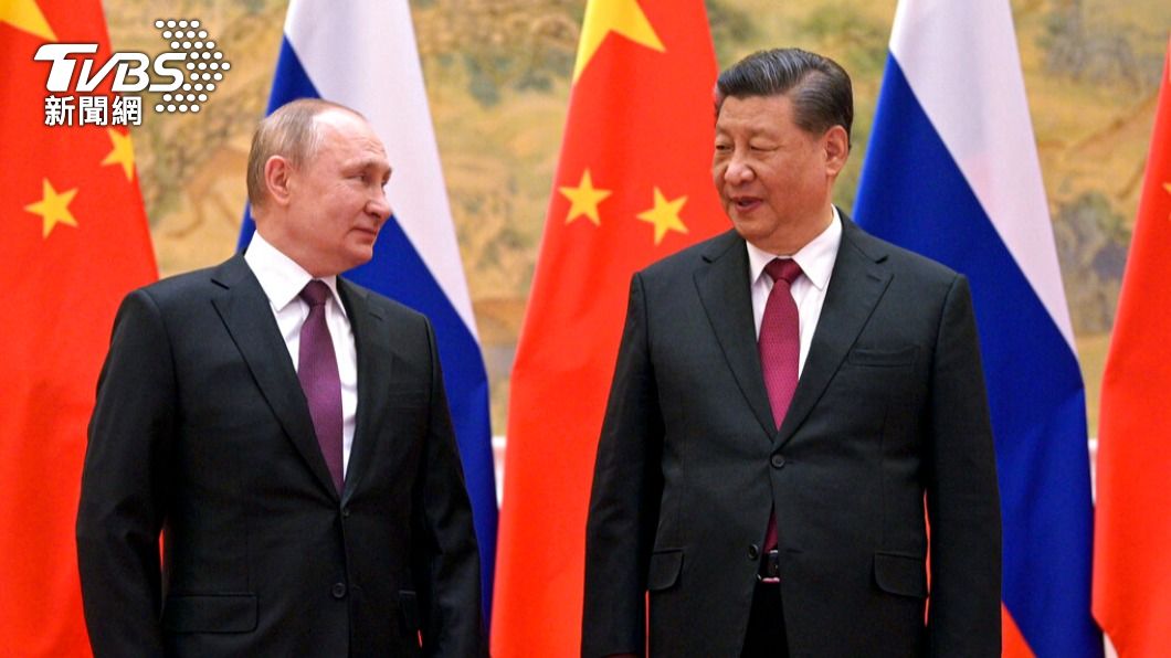 習近平表示中俄兩國合作具高度抗壓性。（圖／TVBS）