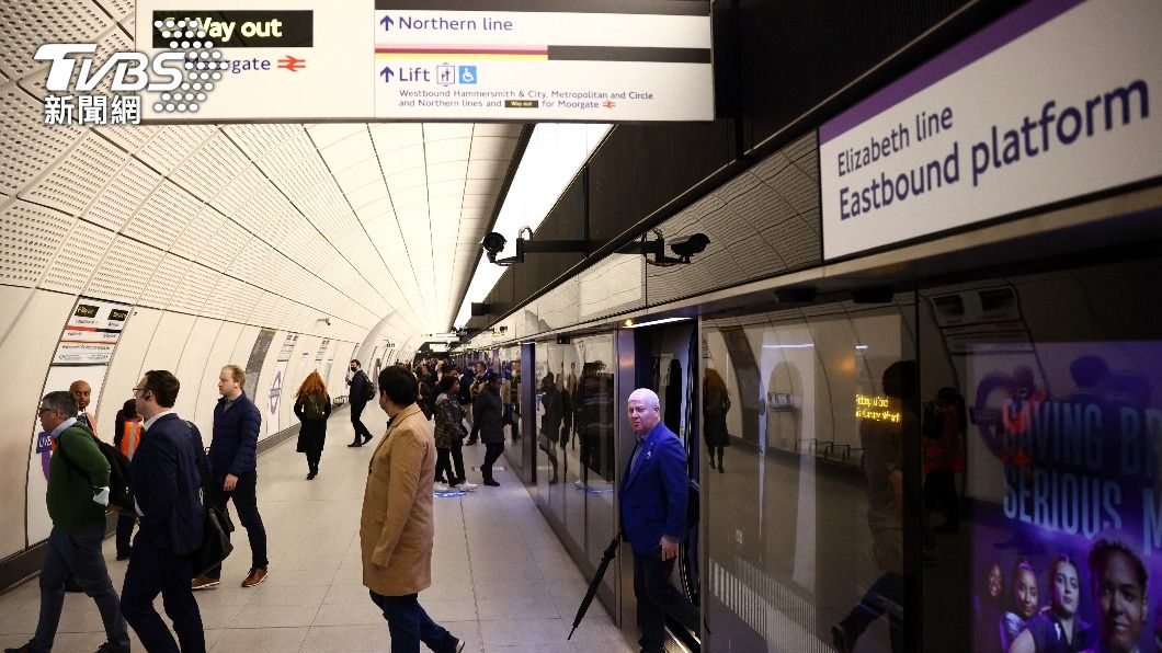 倫敦地鐵21日起將罷工。（圖／達志影像路透社）