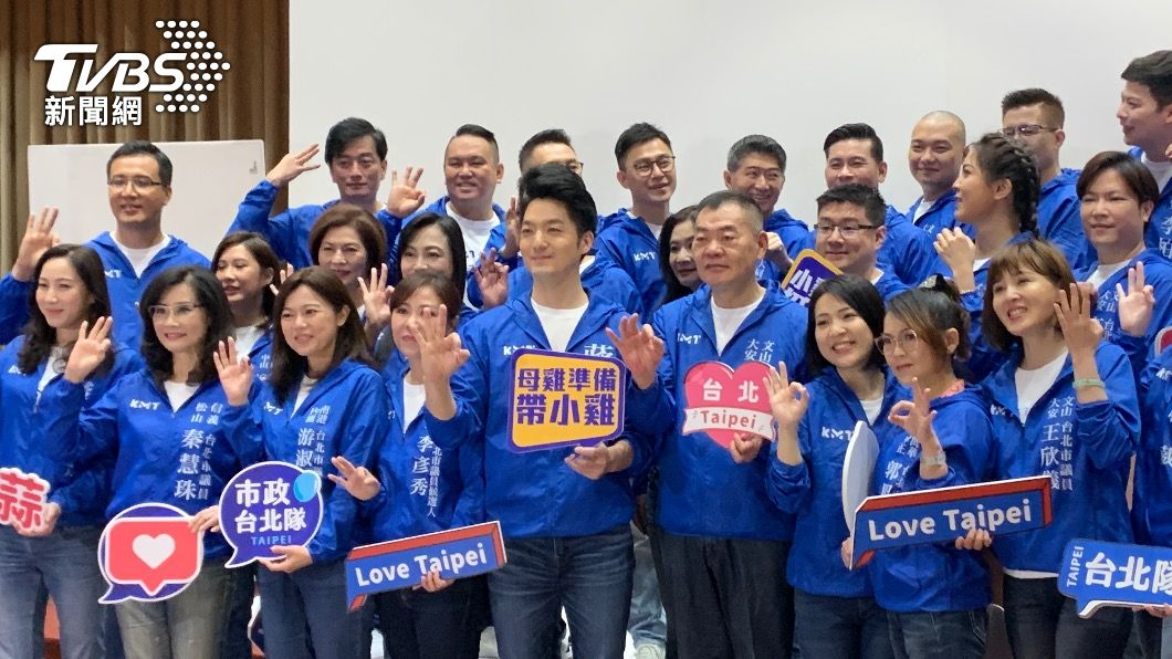 參選台北市長的國民黨立委蔣萬安。（圖／TVBS）