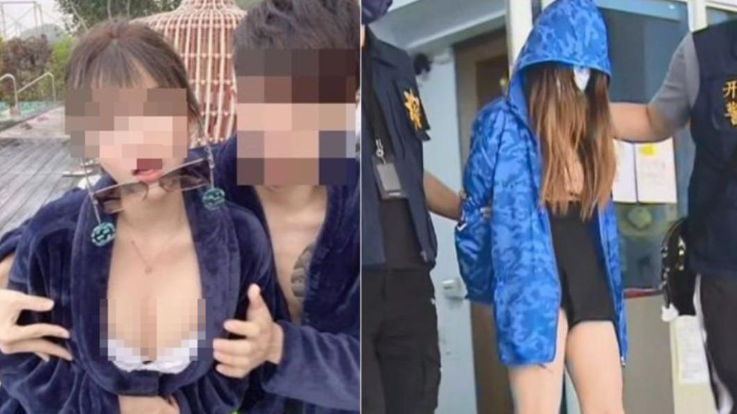 林女昨（21）日晚間遭裁定羈押。（圖／翻攝自當事人臉書、TVBS）