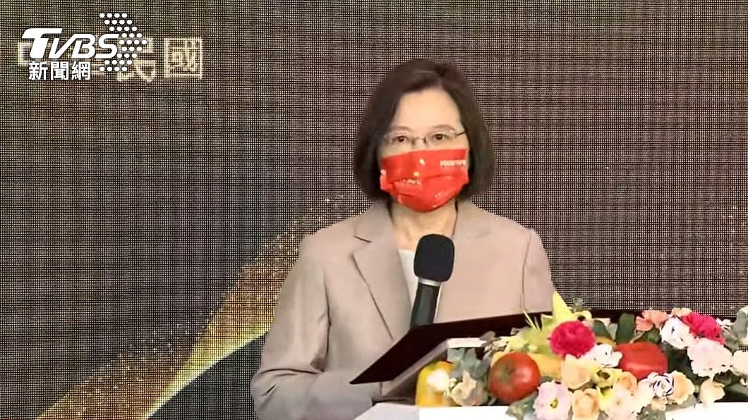 總統蔡英文。（圖／TVBS） 石斑魚遭禁輸大陸　蔡英文：這裡都是「民主」食品