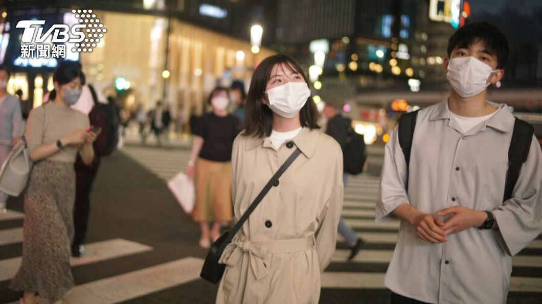 日本東京疫情呈升溫趨勢。（圖／達志影像美聯社）