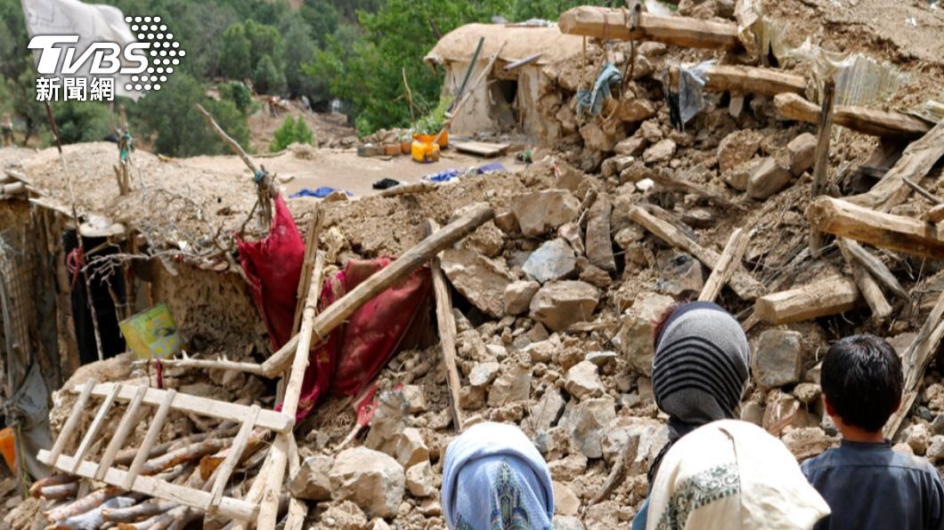 阿富汗東南部城市柯斯特發生6.1級強震。（圖／達志影像美聯社）