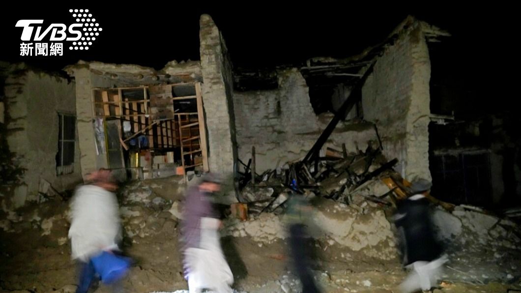 阿富汗東南部城市科斯特發生規模6.1強震。（圖／達志影像美聯社）